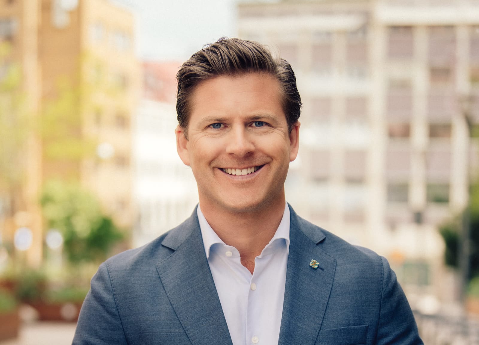Hampus Magnusson i centrala Göteborg